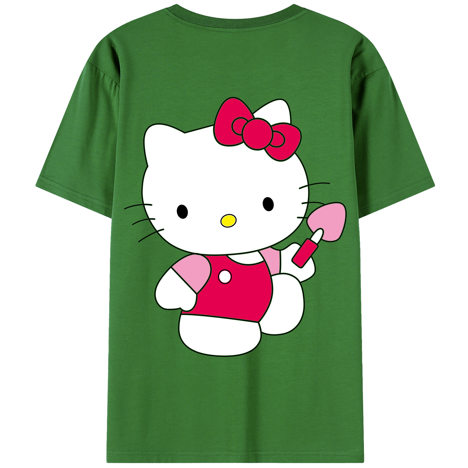 （画像用） Hello Kitty ハローキティ レディース半袖Tシャツ(バックプリント)